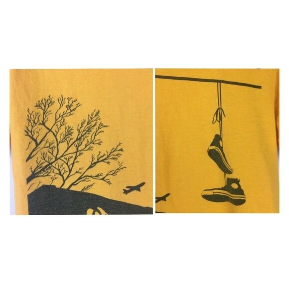 Wiz Khalifa T-Shirt Size S Powerlines Sneakers Front Graphic Rap Hip Hop Trap - Picture 4 of 12